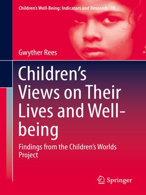 cover image of Children's Views on Their Lives and Well-being